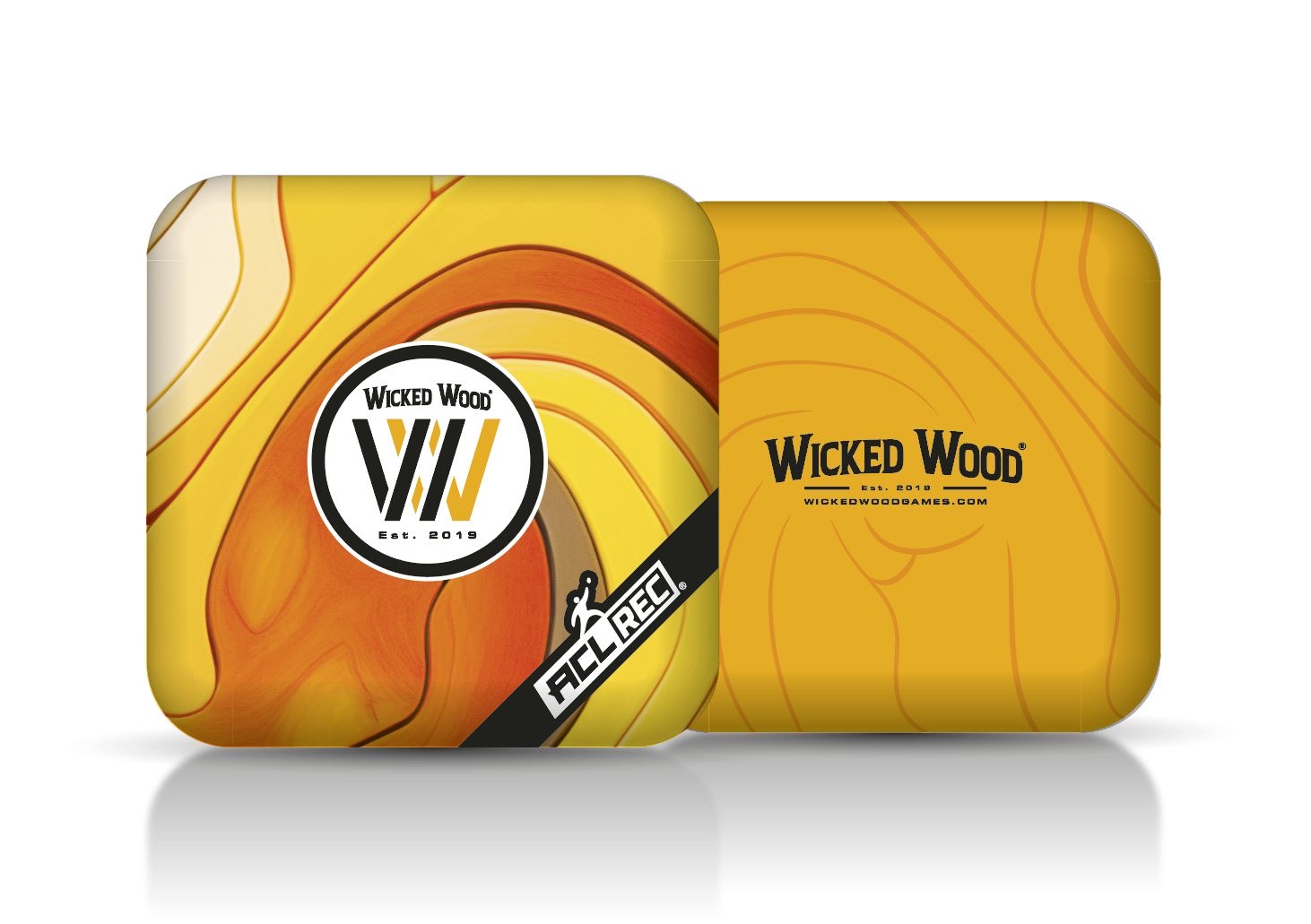 1x4 Cornhole Bags - ACL REC Premium - WW Premium Bags Cornhole Bags Wicked Wood Games REC Premium Geel