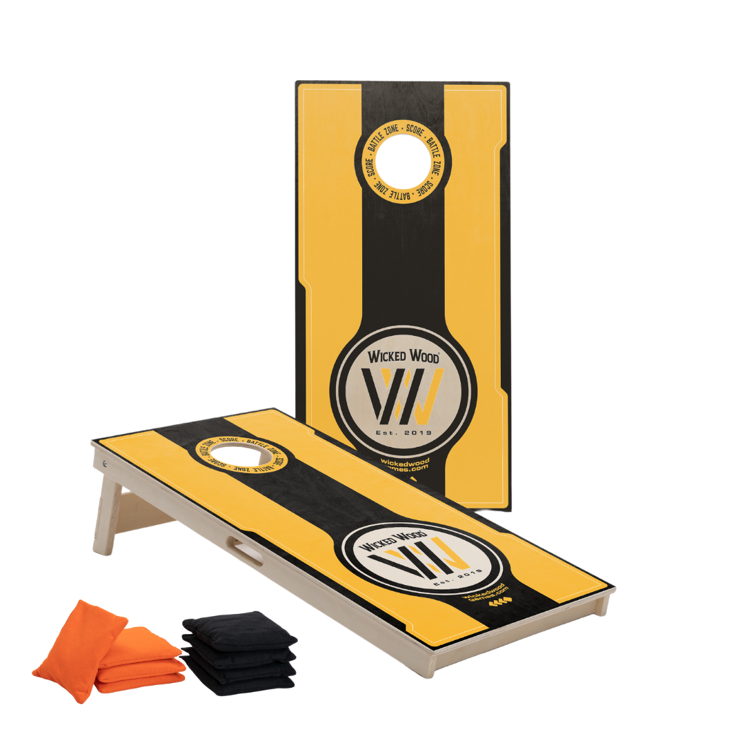 BATTLE ZONE - Cornhole Set - 12mm Cornhole sets Wicked Wood Games