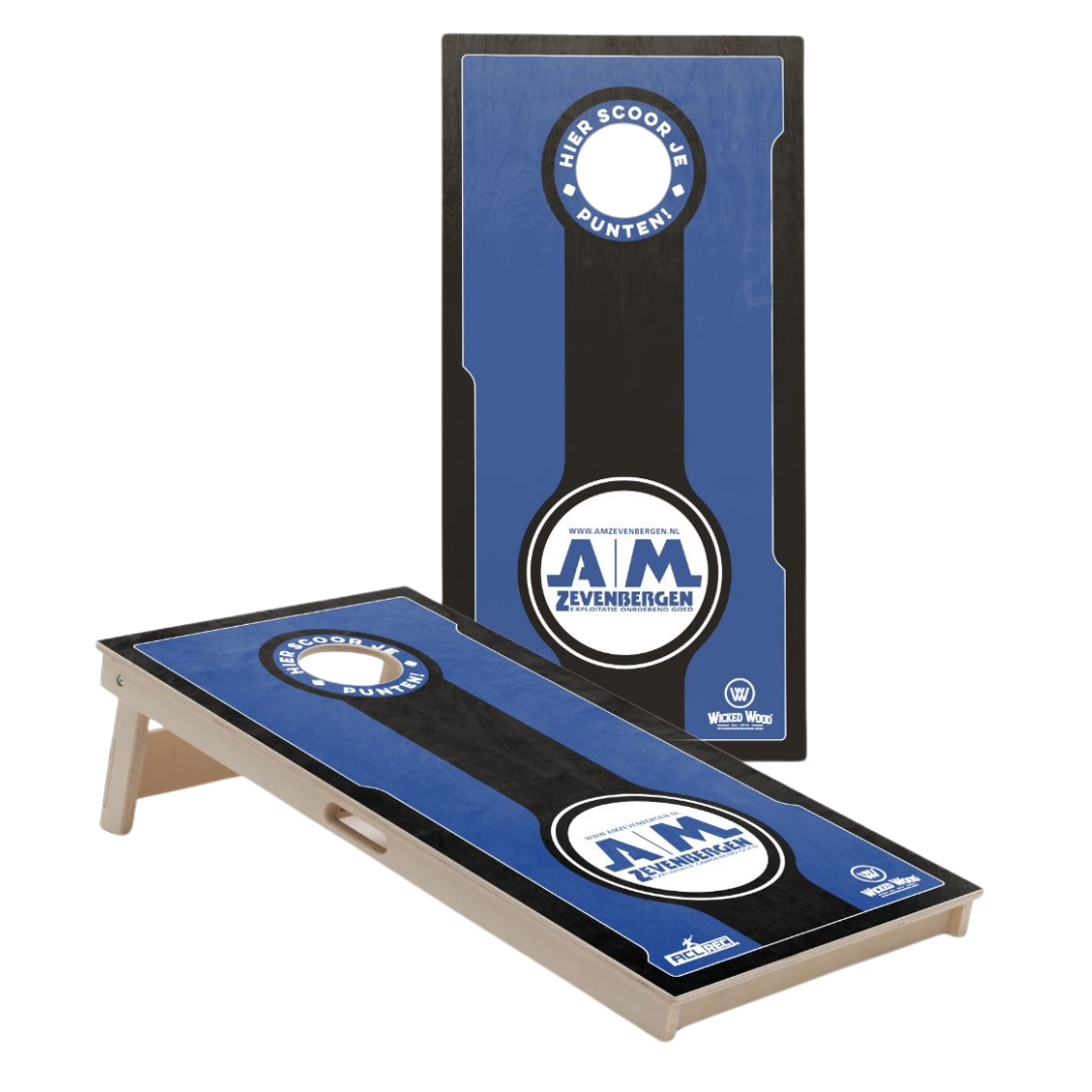 Cornhole Set met Eigen Design Cornhole sets Wicked Wood Games