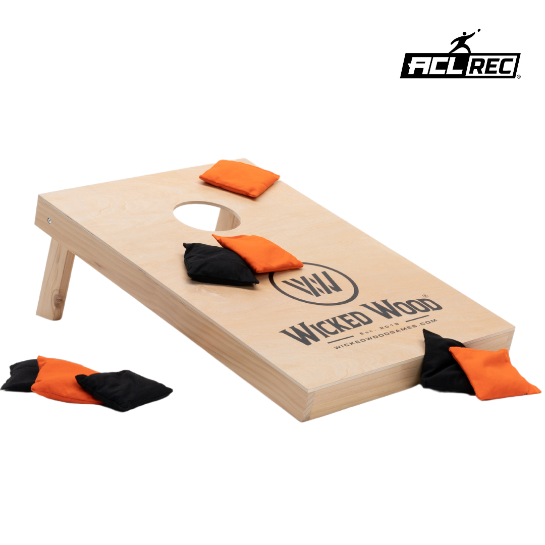 Cornhole Starting Kit - 90x60 - 1x Board / 2x4 Bags - Wicked Wood Cornhole sets Wicked Wood Games