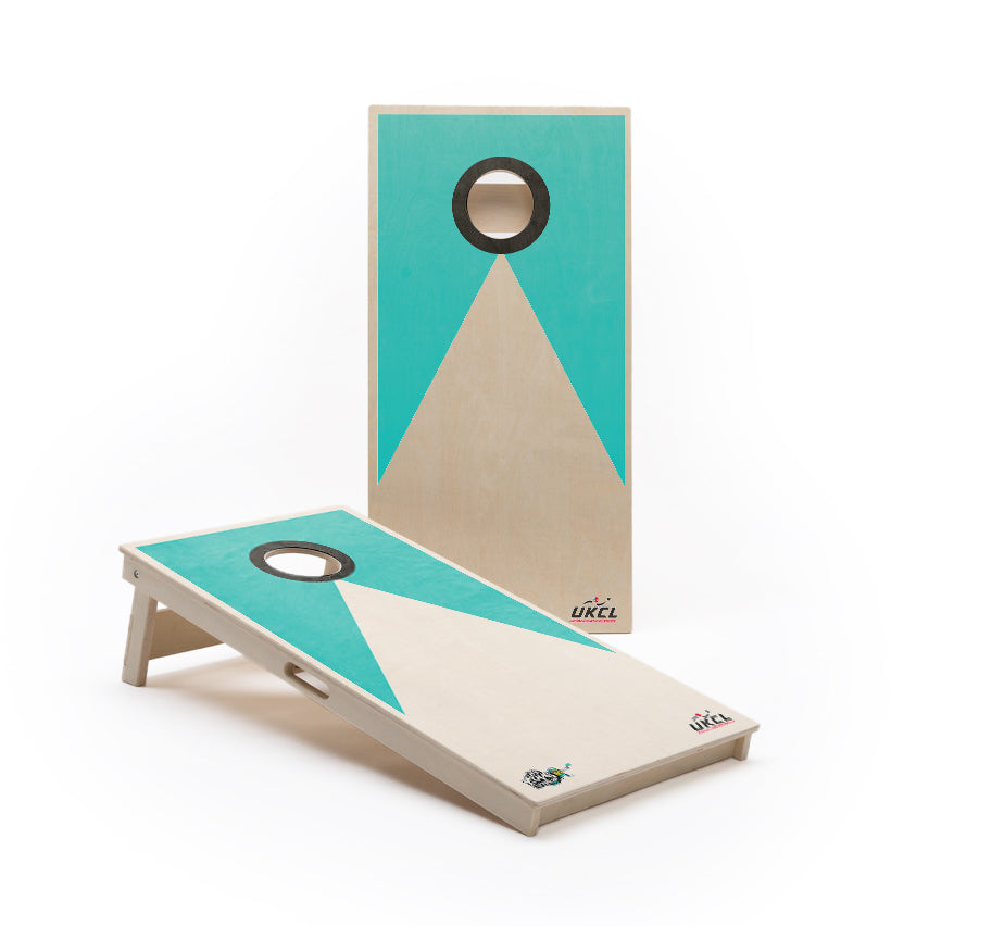 BERMUDA TRIANGLE - Cornhole Set 4' x 2' - Including 2 Cornhole boards and 2x4 Cornhole Bags