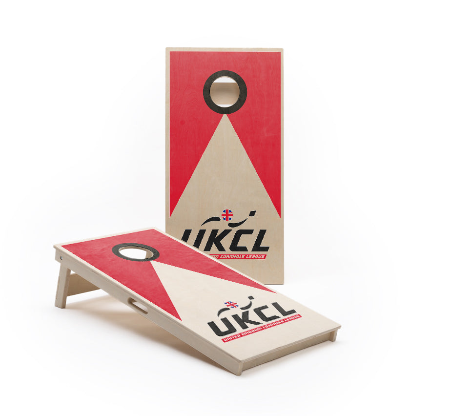 UKCL TRIANGLE - Cornhole Set 4' x 2' - Including 2 Cornhole boards and 2x4 Cornhole Bags